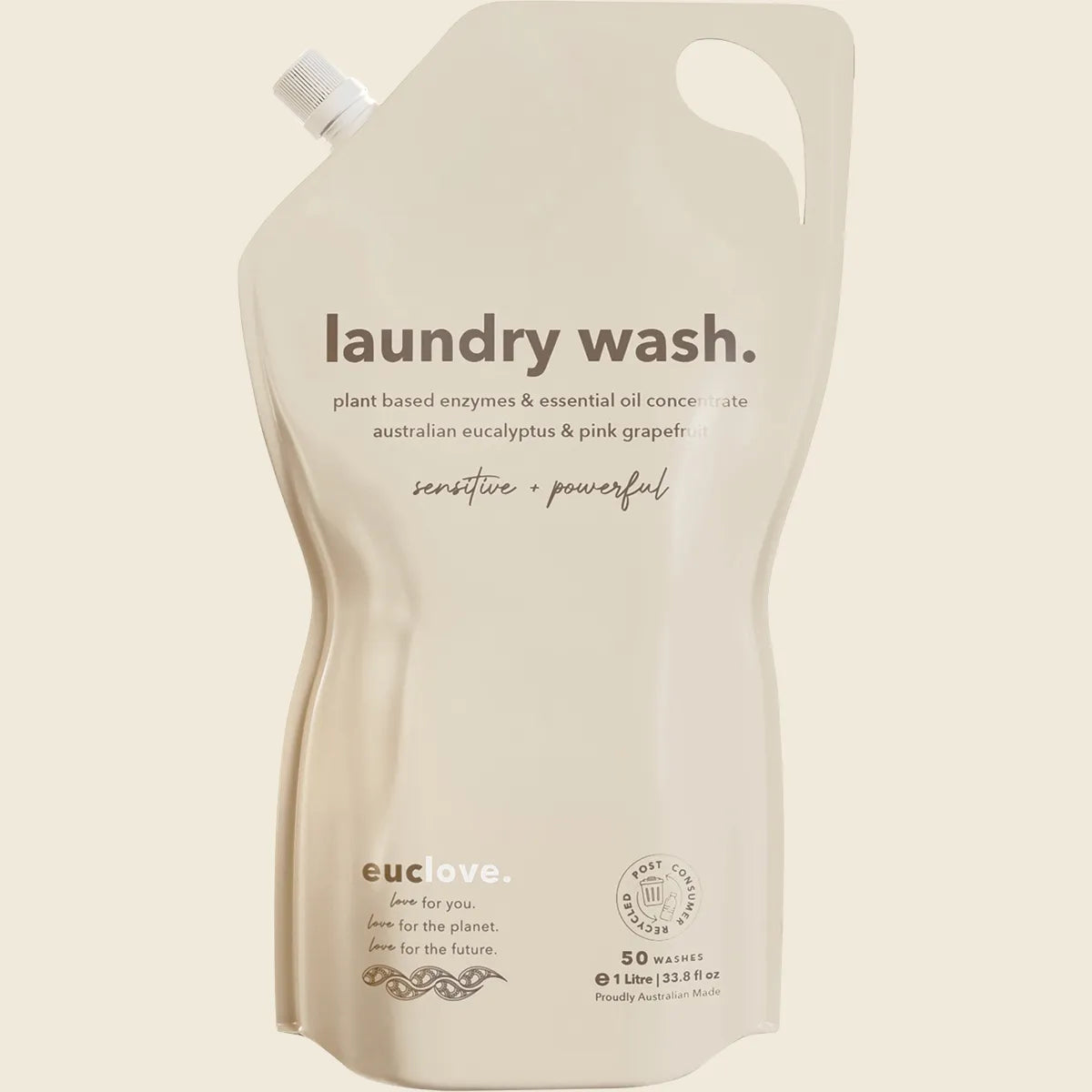 Euclove Laundry Concentrate Refill Eucalyptus & Pink Grapefruit 1000ml