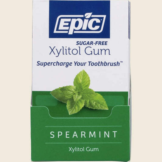 Epic Xylitol Chewing Gum Spearmint 12x12pcs