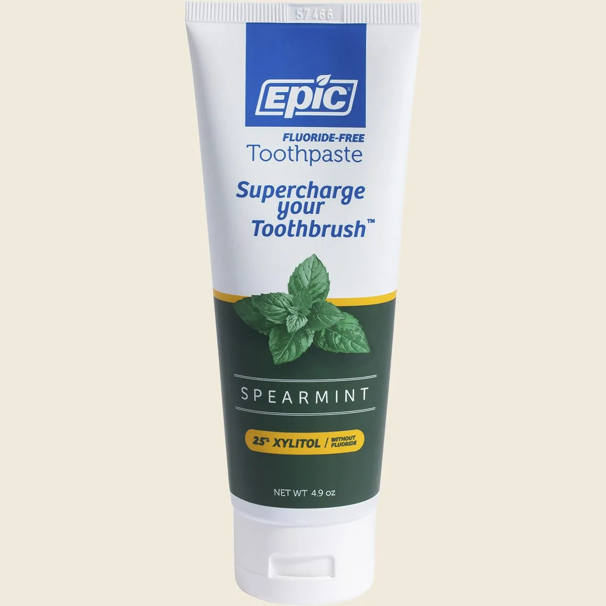 Epic Spearmint Toothpaste With Xylitol (fluoride Free) 4.9oz