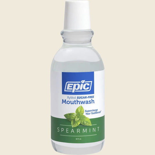 Epic Alcohol-free Mouthwash Spearmint With Xylitol 475ml