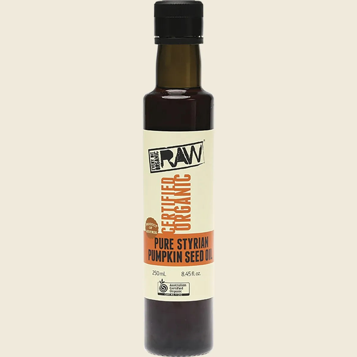 Pumpkin Seed Oil Pure Styrian Cold Pressed Unrefined 250ml