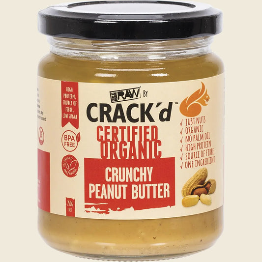 Every Bit Organic Crack'd Crunchy Peanut Butter 250g