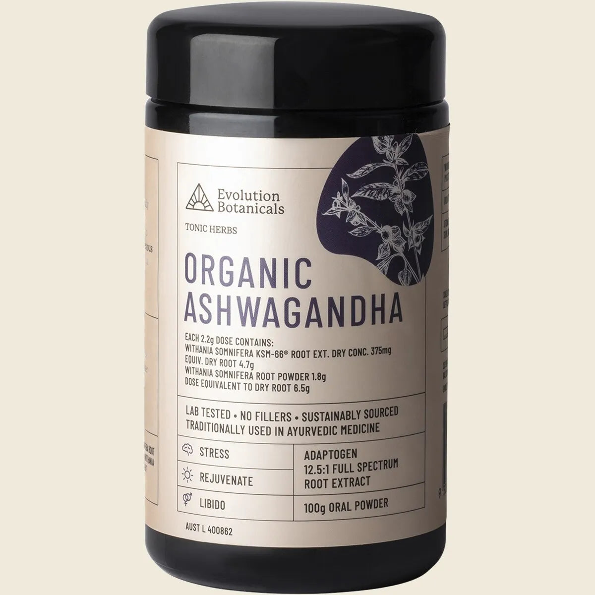 Organic Ashwagandha 100g