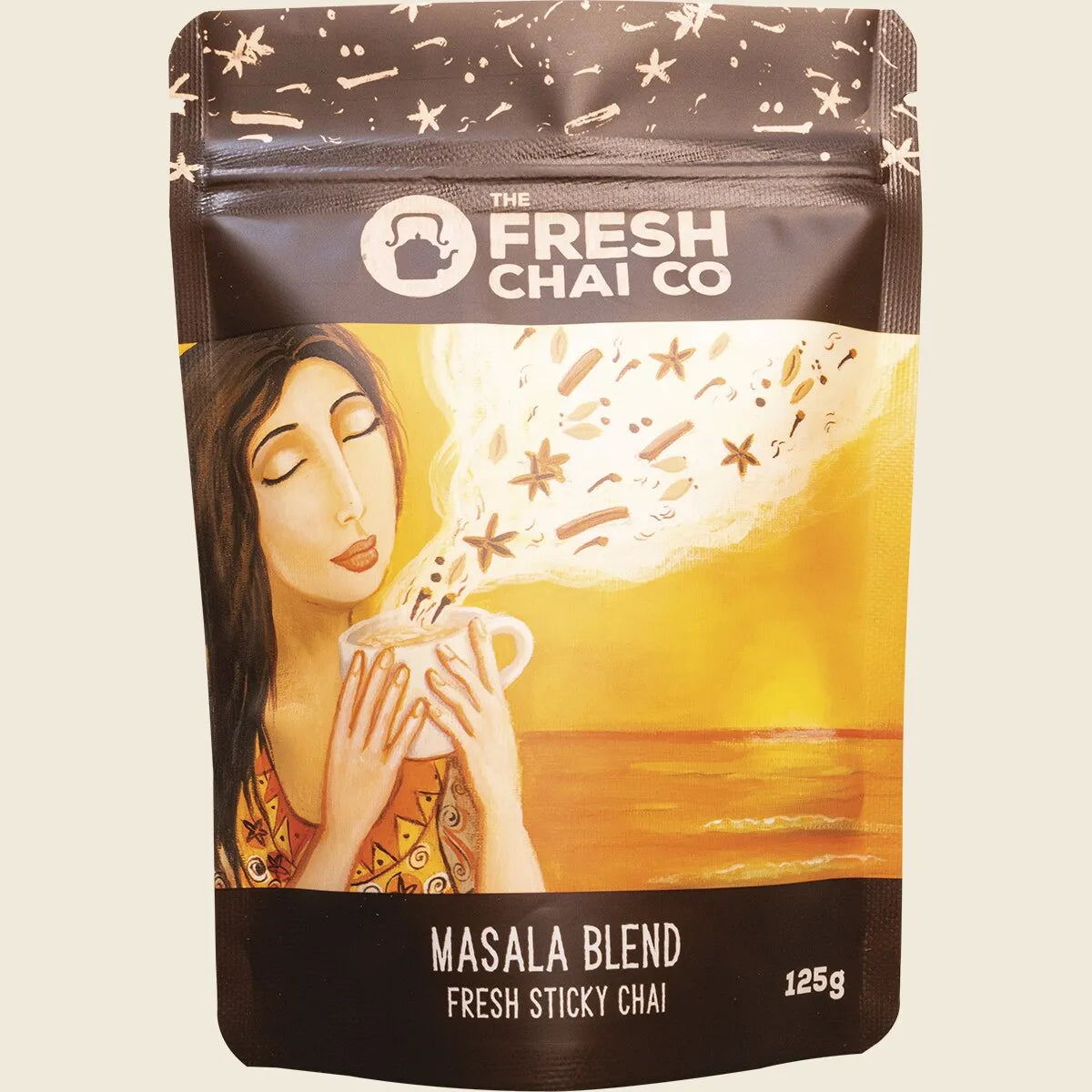 The Fresh Chai Co. Masala Blend Fresh Sticky Chai 125g
