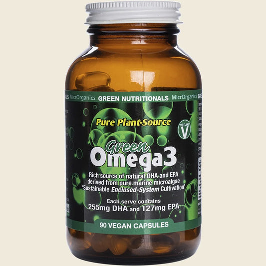 Green Nutritionals MicrOrganics Green Nutritionals Pure Plant-Source Green Omega3 90vc