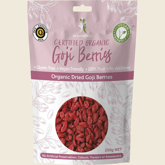 Dried Goji Berries Certified Organic 250g