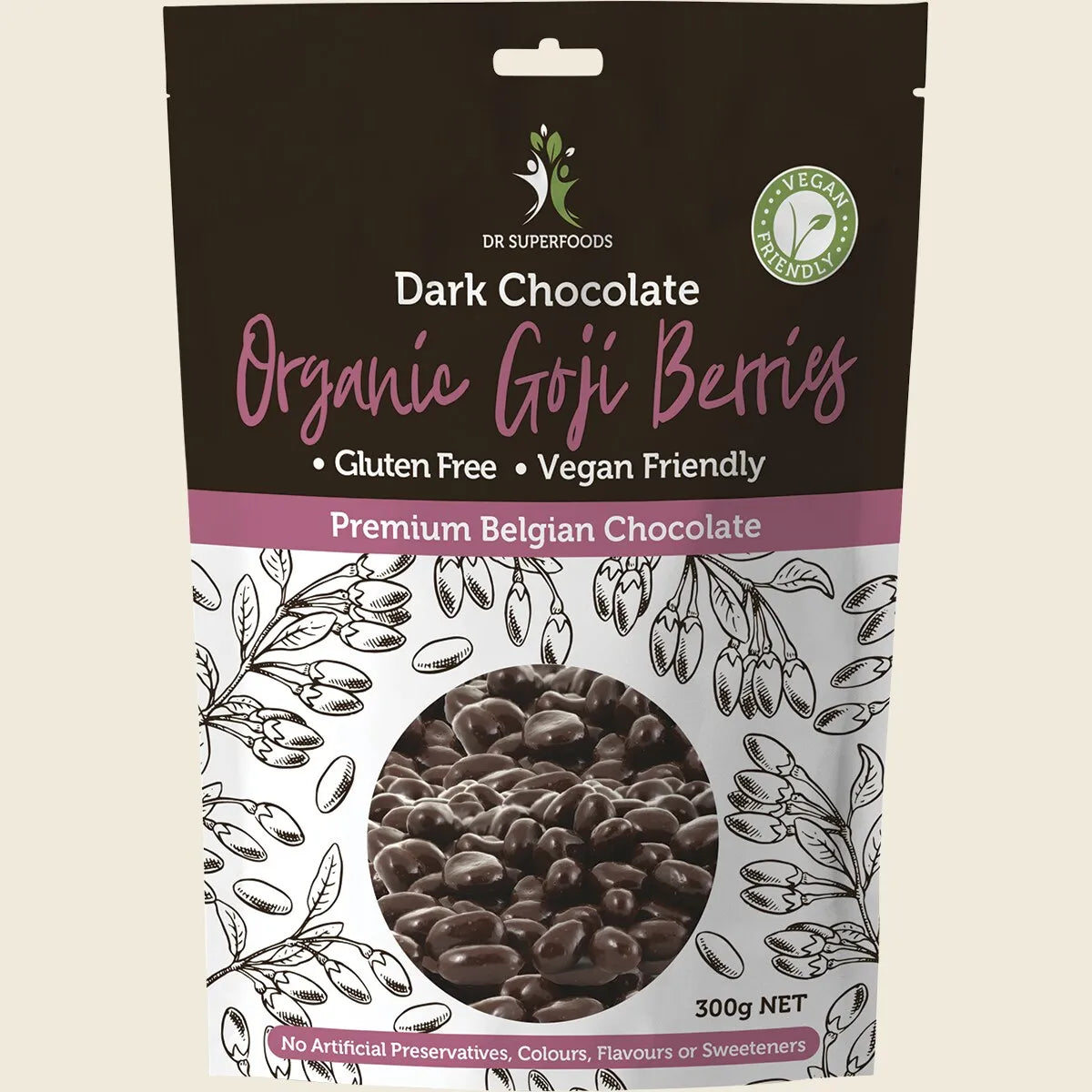 Dr Superfoods Goji Berries Organic Dark Chocolate 300g