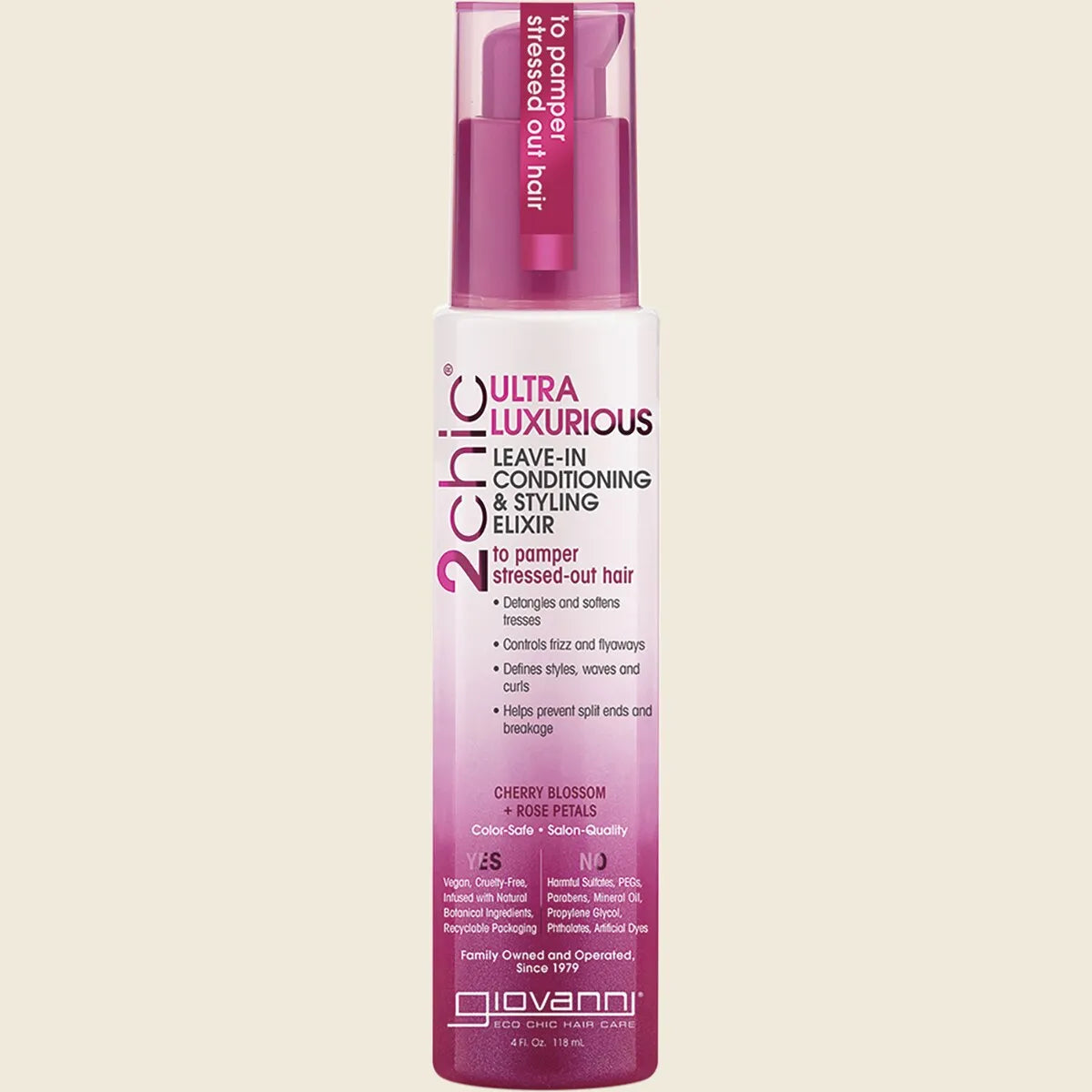 Leave-in Conditioner 2chic Ultra Luxurious Stress Hair 118ml
