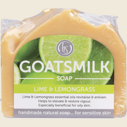 Goat's Milk Soap Lime & Lemongrass 140g