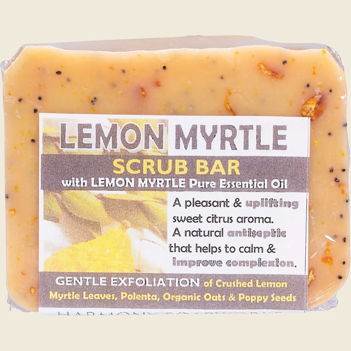 Soap Scrub Bar Lemon Myrtle 140g