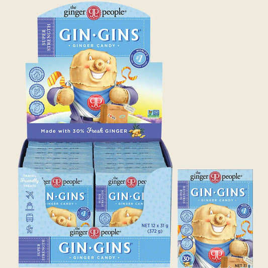 Gin Gins Ginger Candy Super Strength 12x31g