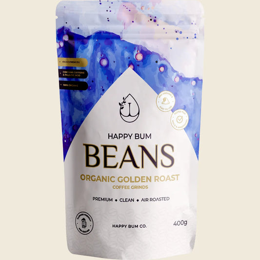 Happy Bum Co Ground Coffee Beans Golden Roast 400g