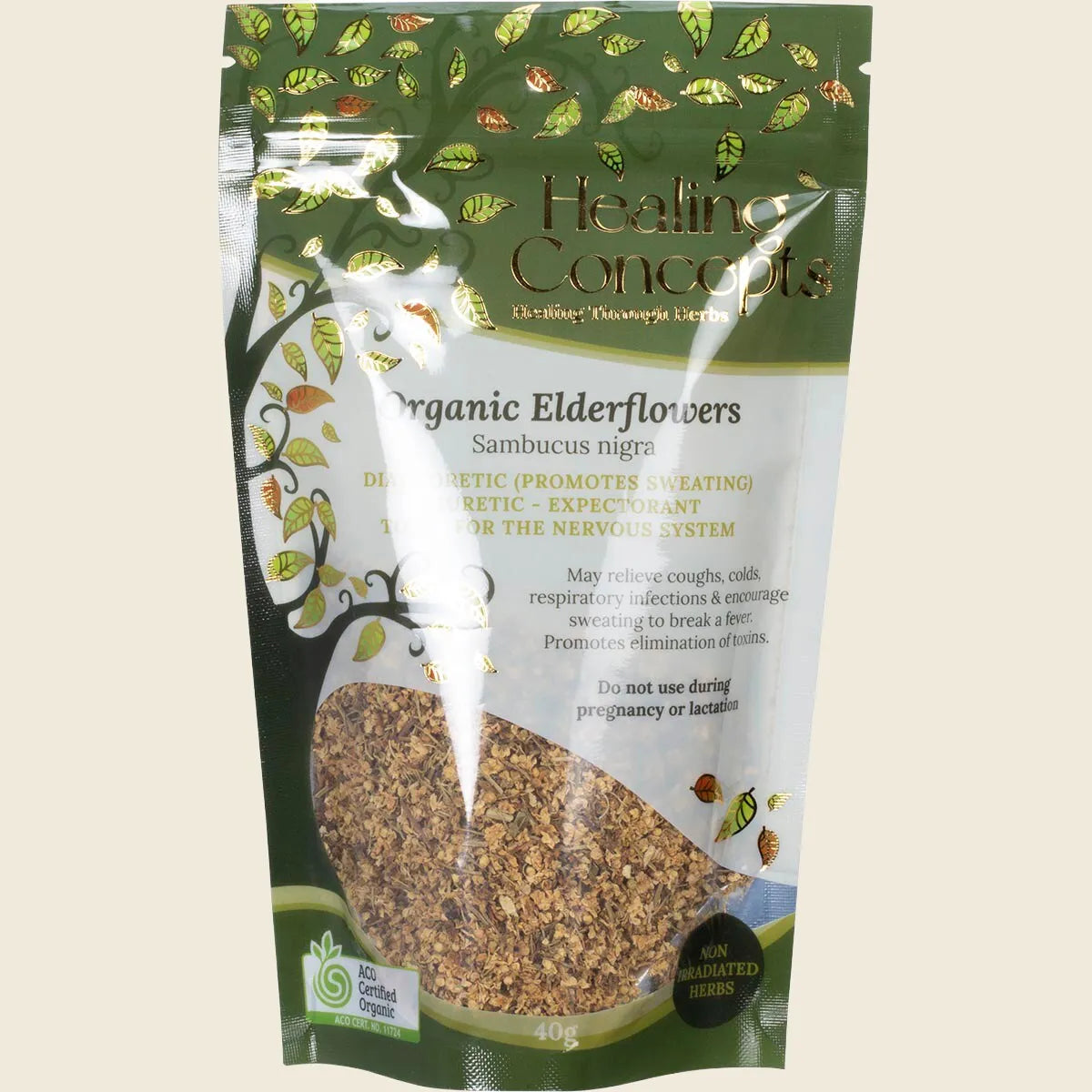 Healing Concepts Organic Elderflowers 40g