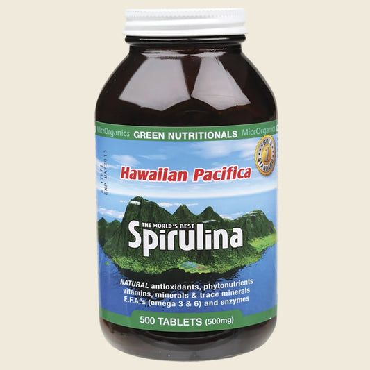 Green Nutritionals Hawaiian Pacifica Spirulina 500mg 500t