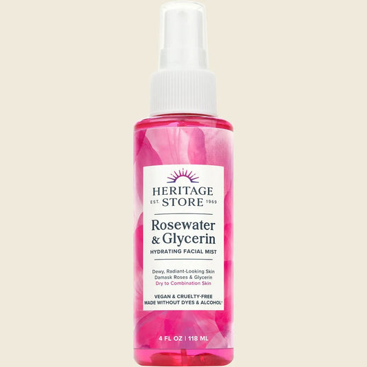 Rosewater & Glycerin Hydrating Facial Mist 118ml