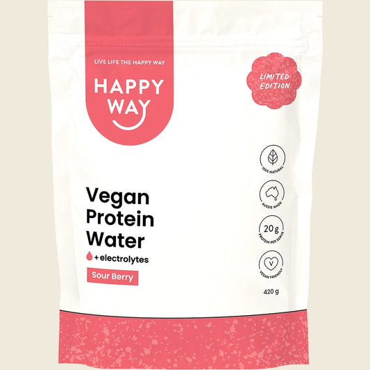 Vegan Protein Water Powder Sour Berry 420g