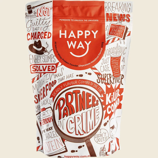 Happy Way Whey Protein Powder Choc Peanut Butter 500g