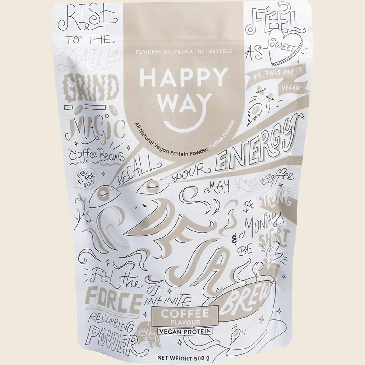 Vegan Protein Powder Coffee 500g