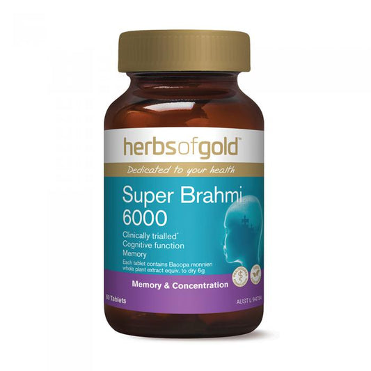 Herbs Of Gold Super Brahmi 6000 60t