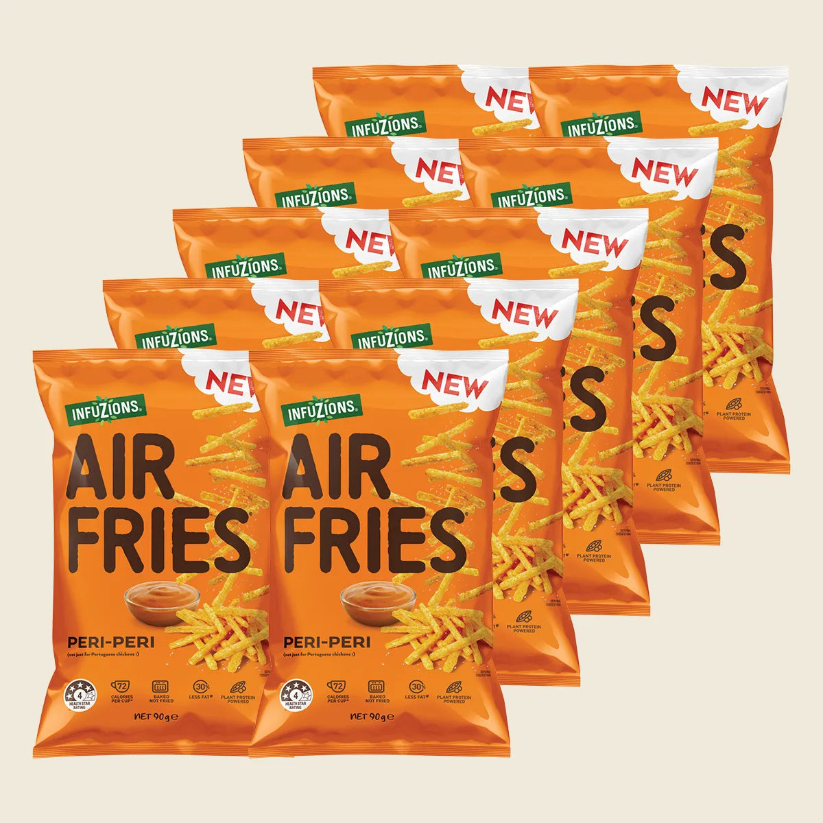 Air Fries Peri-Peri 10x90g