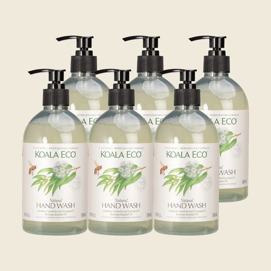 Hand Wash Lemon Scented Eucalyptus & Rosemary 6x500ml