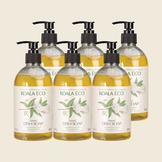 Koala Eco Dish Soap Lemon Myrtle & Mandarin 6x500ml