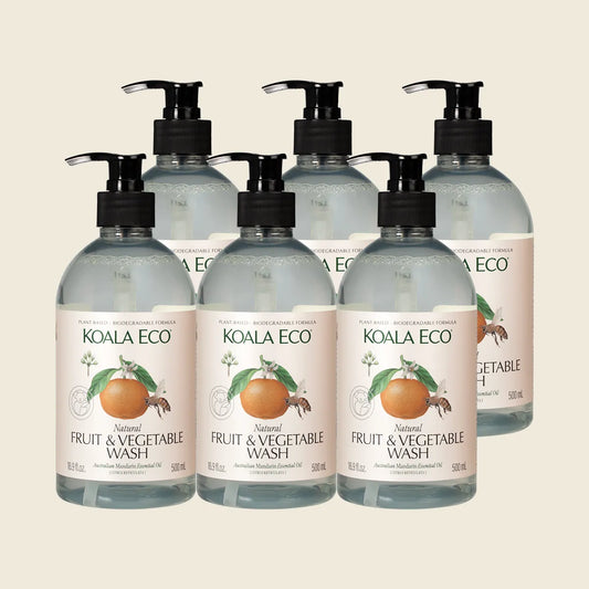 Koala Eco Fruit & Vegetable Wash Mandarin 6x500ml