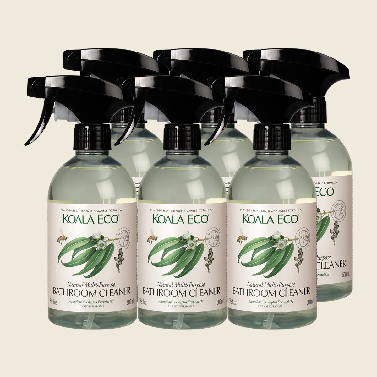 Multi-Purpose Bathroom Cleaner Eucalyptus 6x500ml