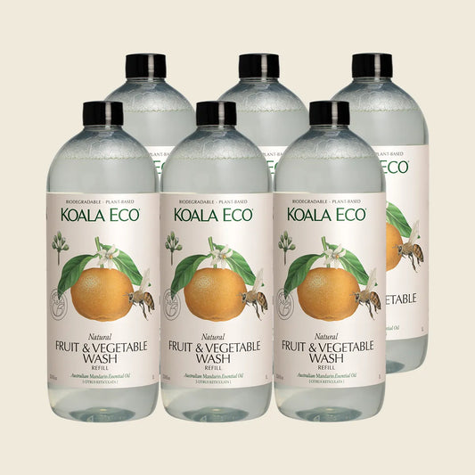 Koala Eco Fruit & Vegetable Wash Mandarin 6x1000ml