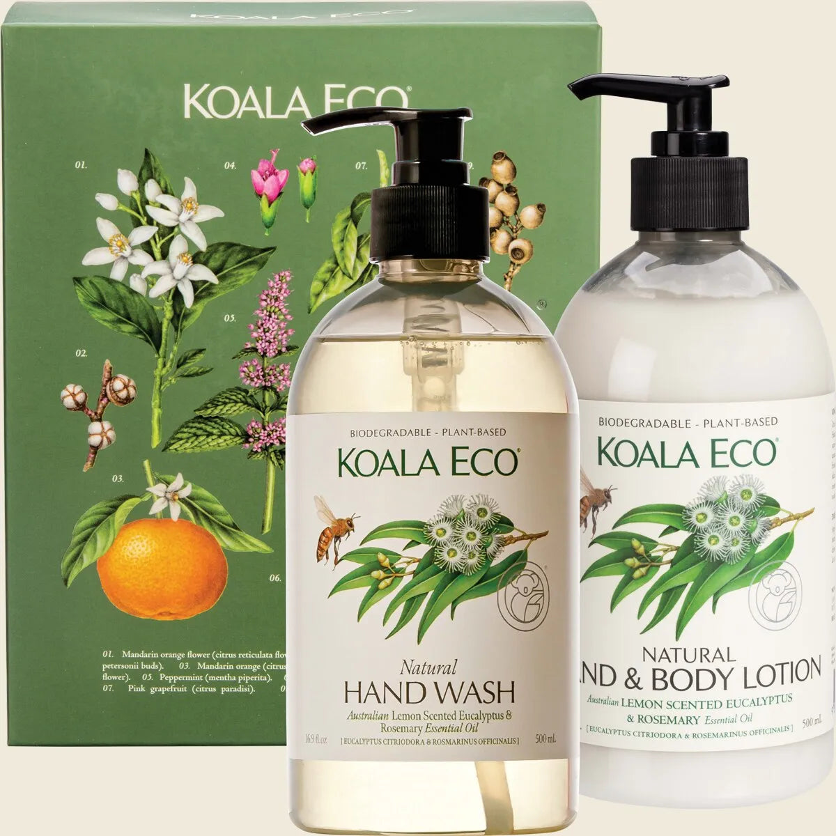 Gift Pack Hand Care Lemon Scented Eucalyptus & Rosemary 2pk