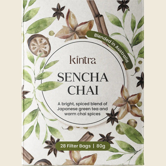 Kintra Blends Herbal Tea Bags Sencha Chai 28pk
