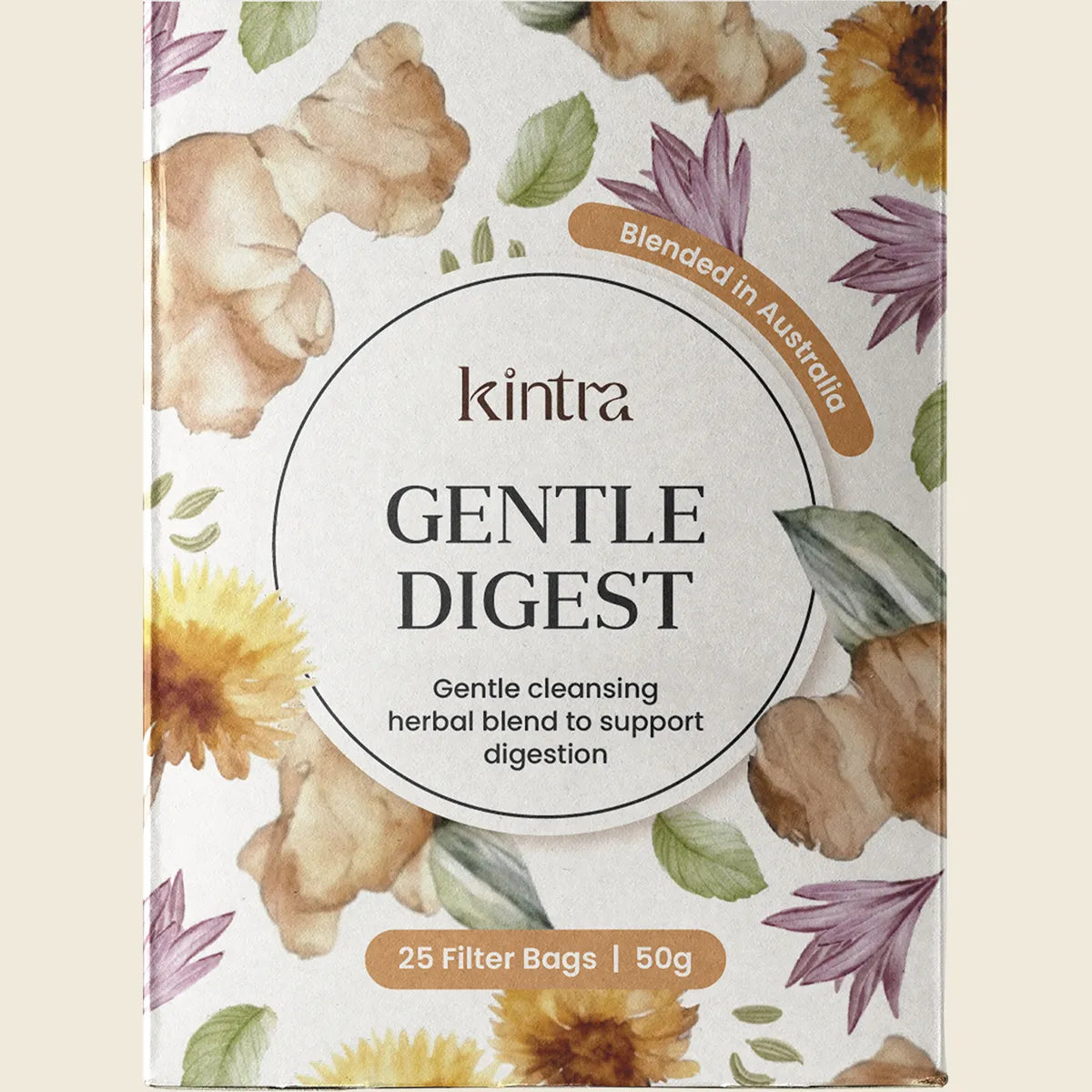 Kintra Blends Herbal Tea Bags Gentle Digest 25pk