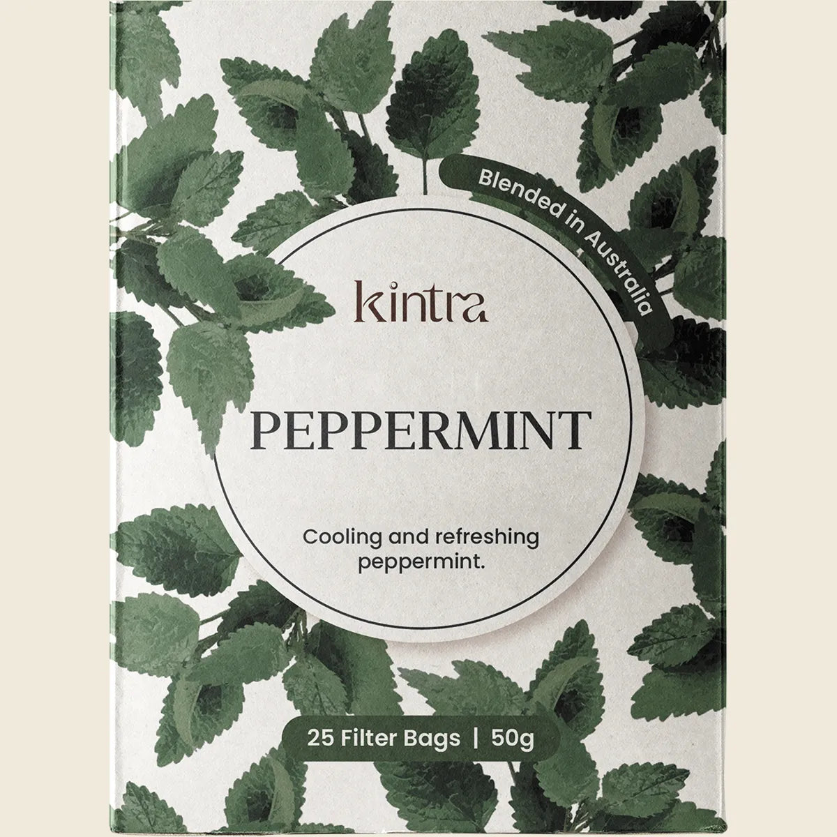 Kintra Blends Herbal Tea Bags Peppermint 25pk