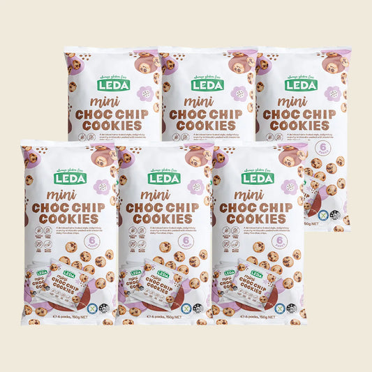 Mini Choc Chip Cookies 6 Pack 6x150g