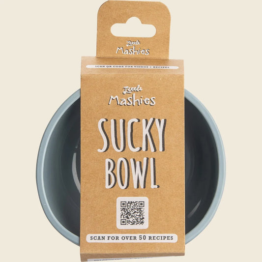 Little Mashies Silicone Sucky Bowl Dusty Blue