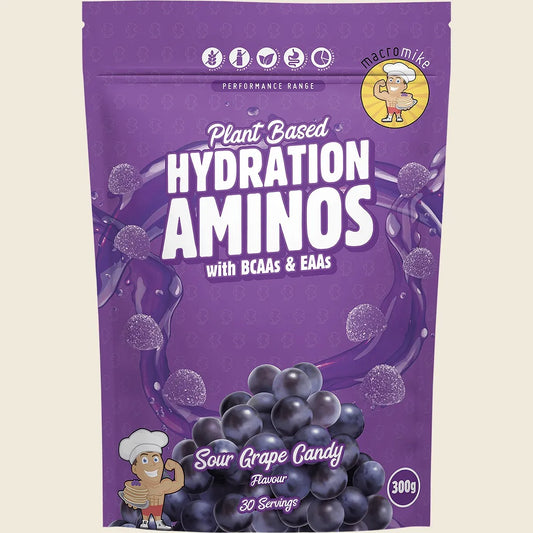 Plant Based Hydration Aminos Sour Grape Candy 300g