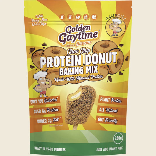 Protein Donut Baking Mix Golden Gaytime Choc Chip 250g
