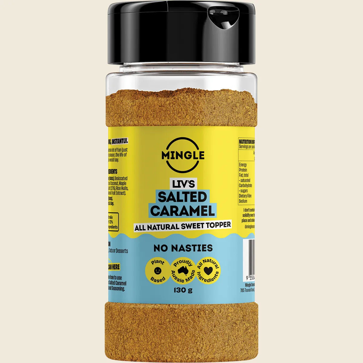 Liv's Fave Salted Caramel All Natural Sweet Topper 130g