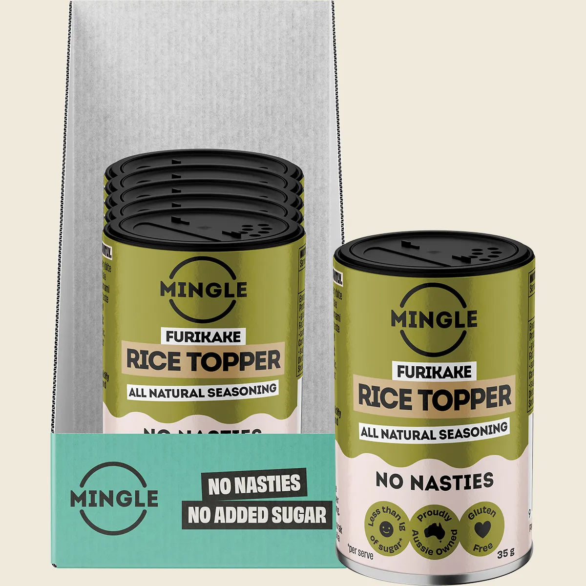 Furikake Rice Topper All Natural Seasoning 5x35g