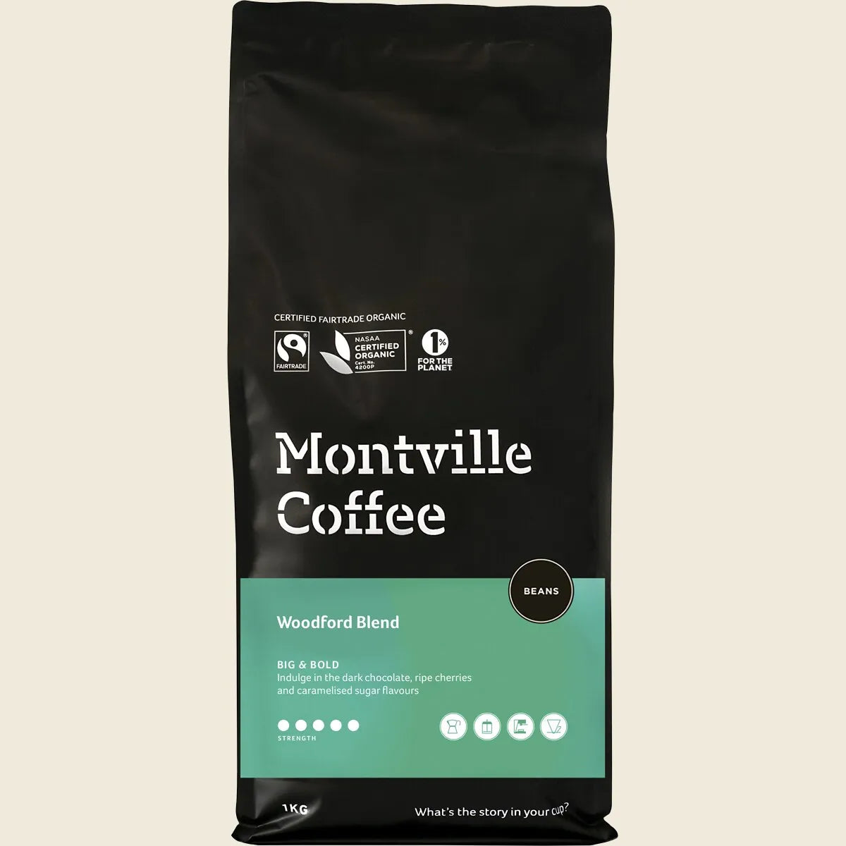 Coffee Beans Woodford Blend 1kg