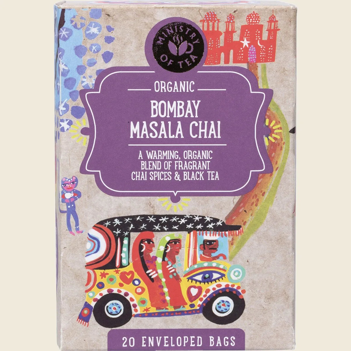 Ministry Of Tea Organic Bombay Masala Chai Tea Bags 20pk