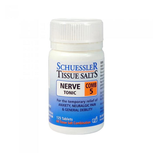 Martin & Pleasance Schuessler Tissue Salts Comb 5 (nerve Tonic) 125t