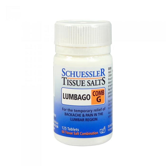 Martin & Pleasance Schuessler Tissue Salts Comb G (lumbago) 125t