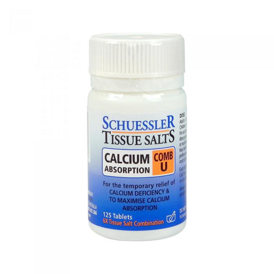 Martin & Pleasance Schuessler Tissue Salts Comb U (calcium Absorption) 125t