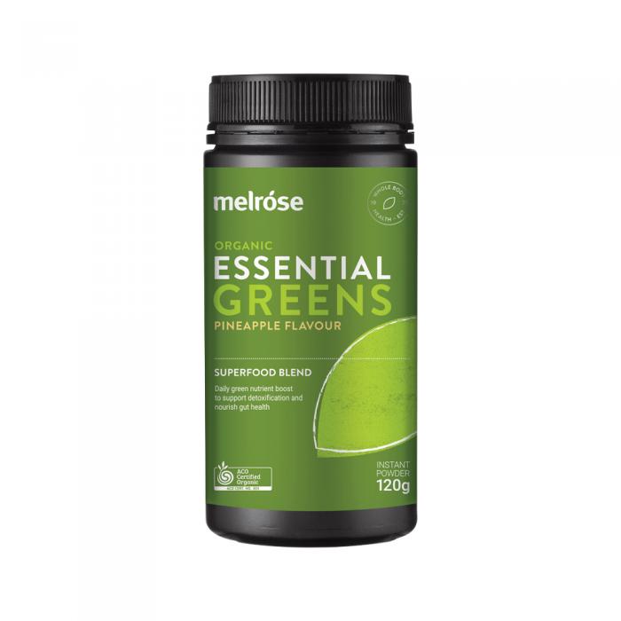 Melrose Organic Essential Greens Pineapple Powder 120g