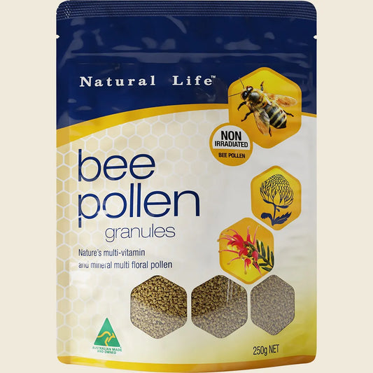 Natural Life Bee Pollen Granules (non Irradiated) 250g
