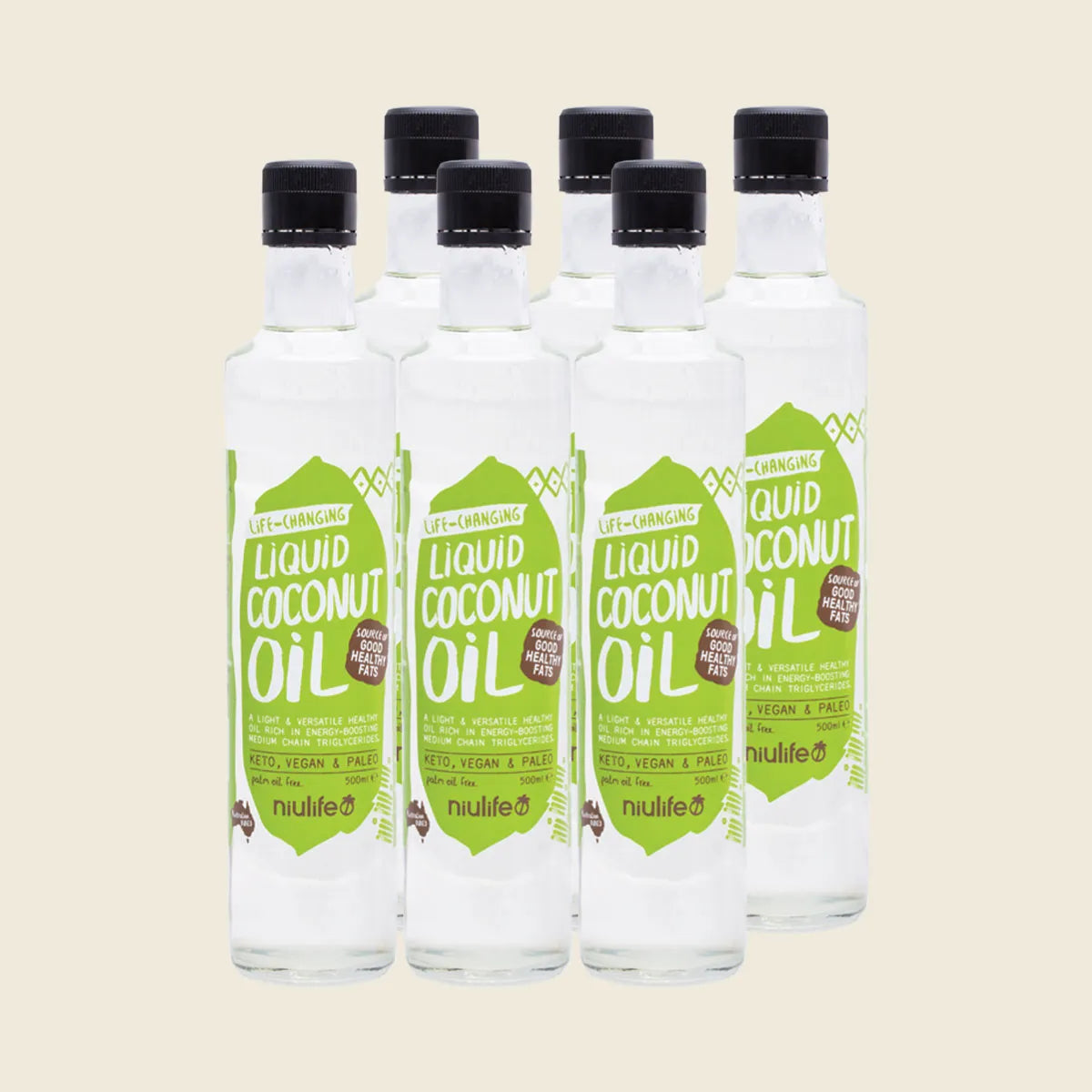 Liquid Coconut Oil 6x500ml