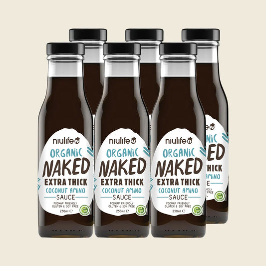 Niulife Organic Coconut Amino Sauce Extra Thick Naked 6x250ml