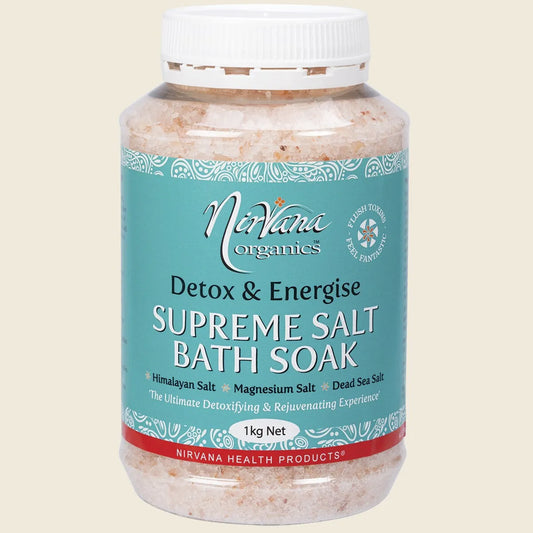 Supreme Salt Detox & Energise Bath Soak 1kg
