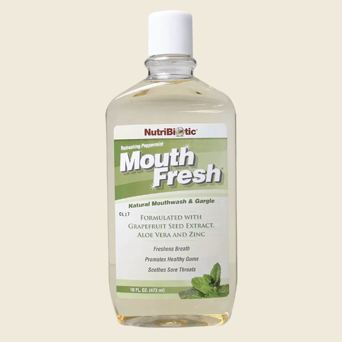 Nutribiotic Mouthwash Peppermint 473ml